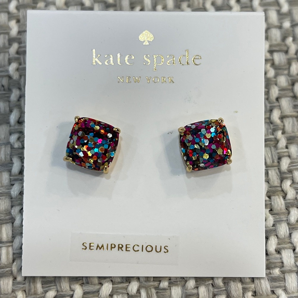 Kate Spade mini sparkly earrings